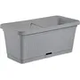 Stefanplast Bac à Fleurs Natural 80x40x34 cm 66 L Gris Pierre