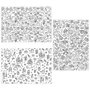 Jeux 2 momes Lot de 10 sets de table à colorier assortis