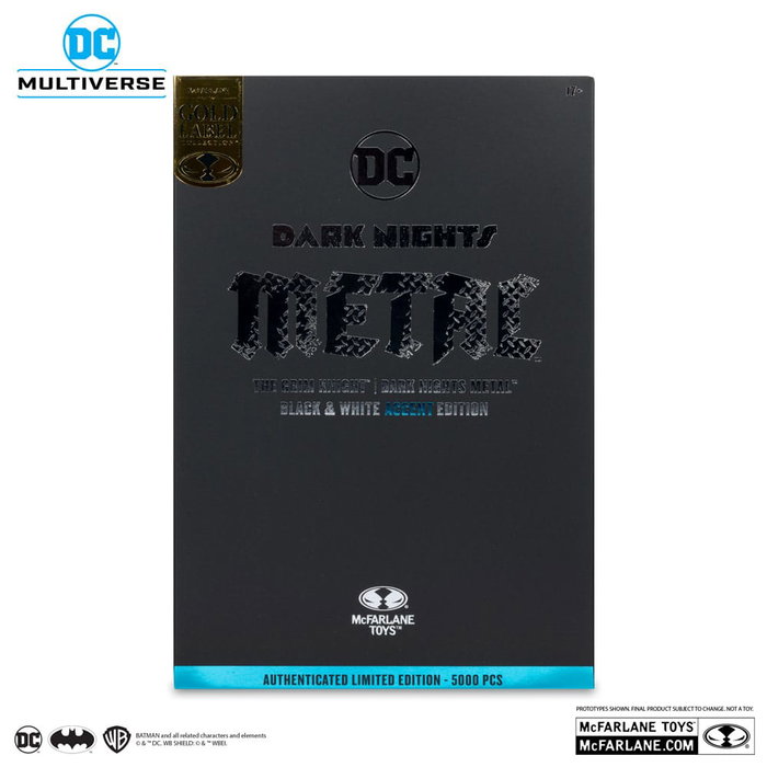 McFarlane Toys DC Multiverse figurine The Grim Knight (Dark Nights Metal) (Black & White Accent Edition) (Gold Label) 18 cm