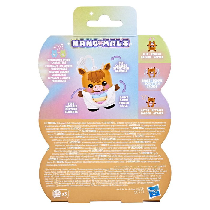 Hasbro Nano-mals Cowbert la vache des Highlands