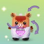 Hasbro Nano-mals Cowbert la vache des Highlands