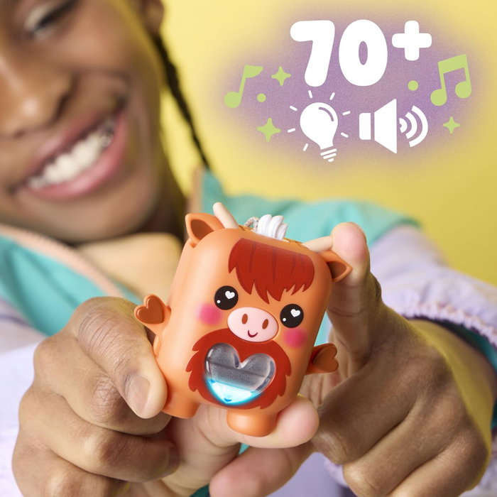 Hasbro Nano-mals Cowbert la vache des Highlands