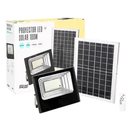 BX3 LIGHT Projetcteur LED solaire 120W 6500K avec télécommande - Panneau: 6V/15W, Batterie: 3,2V/8000mAh, IP65 [BX3-SOLARFL-120W-01]