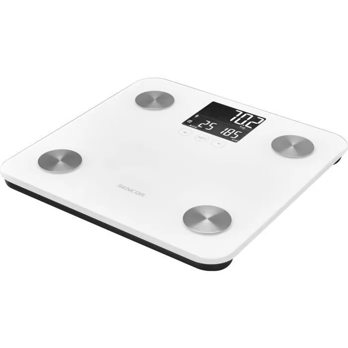 Sencor SBS 6025WH - Balance pèse-personne avec écran LCD - Blanc Sencor SBS 6025WH - Balance pèse-personne avec écran LCD - Blanc