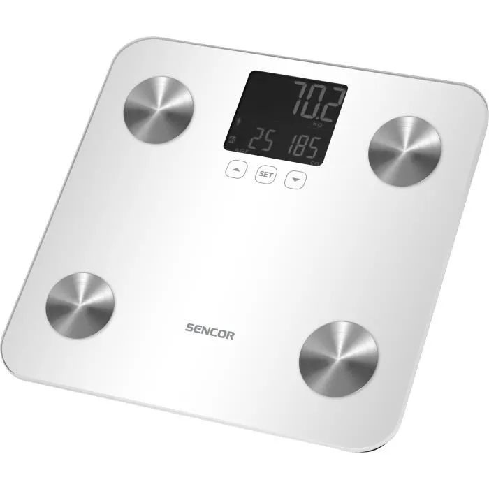 Sencor SBS 6025WH - Balance pèse-personne avec écran LCD - Blanc Sencor SBS 6025WH - Balance pèse-personne avec écran LCD - Blanc
