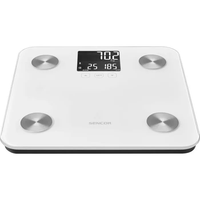 Sencor SBS 6025WH - Balance pèse-personne avec écran LCD - Blanc Sencor SBS 6025WH - Balance pèse-personne avec écran LCD - Blanc