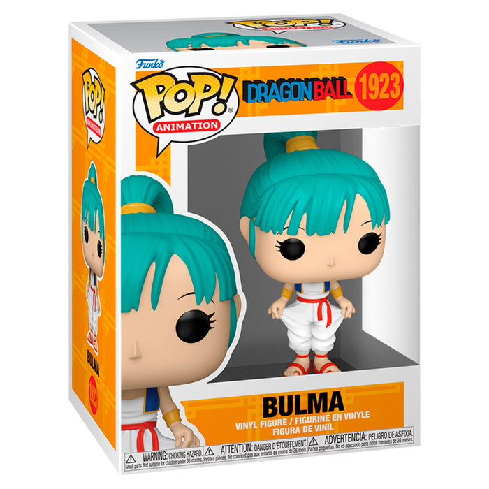 FUNKO Figurine Funko Pop Vinyl Dragon Ball Bulma - Figurine de collection 9 cm avec boîte cadeau FUNKO Figurine Funko Pop Vinyl Dragon Ball Bulma - Figurine de collection 9 cm avec boîte cadeau