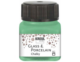 Kreul Peinture verre et porcelaine Glass & Porcelain Chalky mate Verde suave 20ml