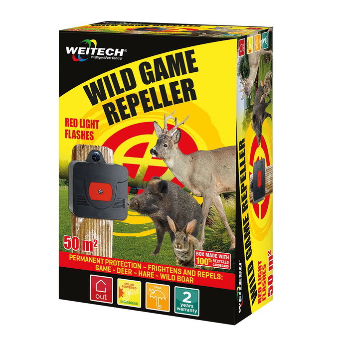Répulsif lumineux pour sangliers, cerfs et lièvres Weitech Lumière rouge Répulsif lumineux pour sangliers, cerfs et lièvres Weitech Lumière rouge