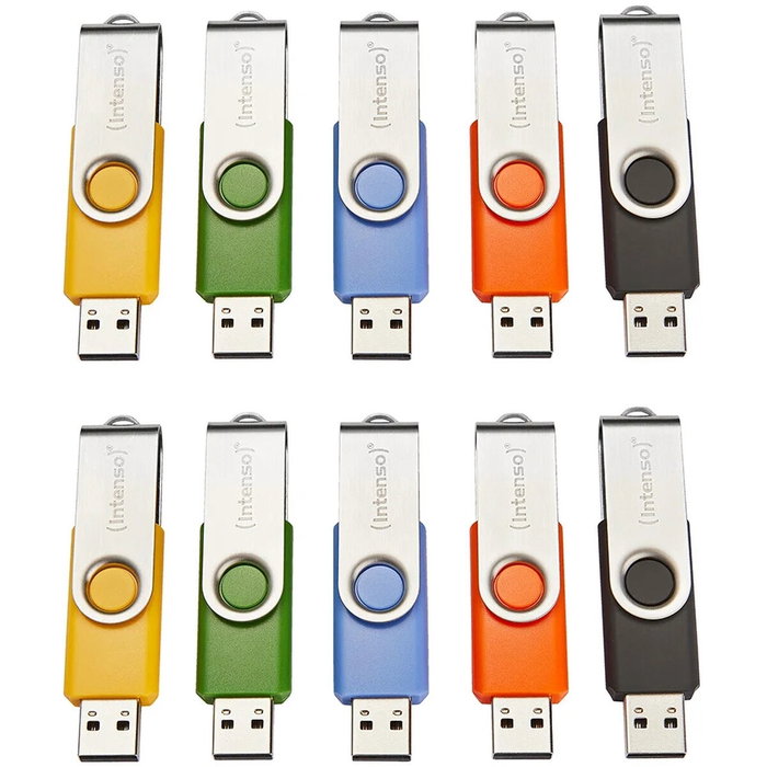 Clé USB INTENSO Basic Line 16 GB 10 Unités (10 Unités)