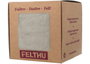 Felthu Fieltro de lana blanco 100gr. Aprox.