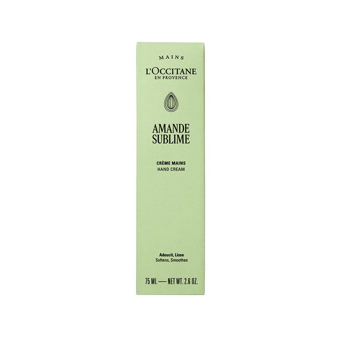 L'Occitane En Provence Crème Mains Amande Sublime 75 ml - Lotion Hydratante et Nourrissante à l'Huile d'Amande