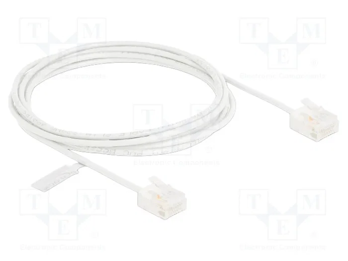 DELOCK Câble Ethernet Cat 6 U/UTP RJ45 2m Blanc DELOCK Câble Ethernet Cat 6 U/UTP RJ45 2m Blanc