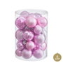 BigBuy Home Boules de Noël Rose Plastique (27 Unités) inevitable