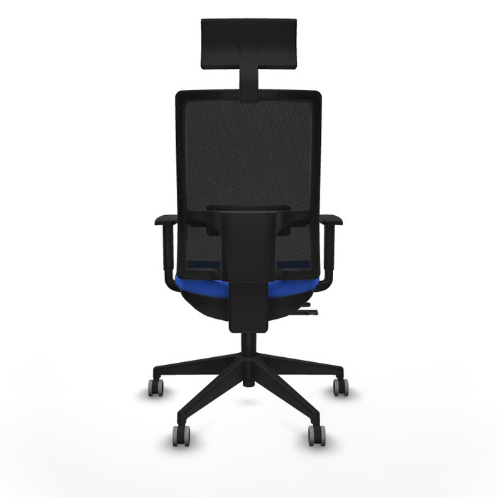 Piqueras y Crespo 1D066G1 Chaise de Bureau avec Appui-tête, Bleu