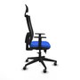 Piqueras y Crespo 1D066G1 Chaise de Bureau avec Appui-tête, Bleu