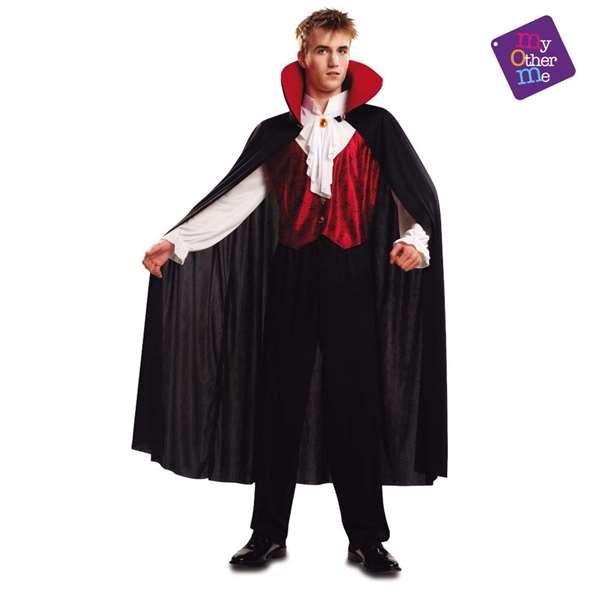 My Other Me - Déguisement Adulte Vampire Gothique - Taille M-L - Chaleco avec chemise, pantalon et cape - 100% Polyester