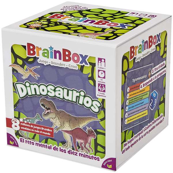 Asmodee Jeu BrainBox Dinosaurios Asmodee Jeu BrainBox Dinosaurios
