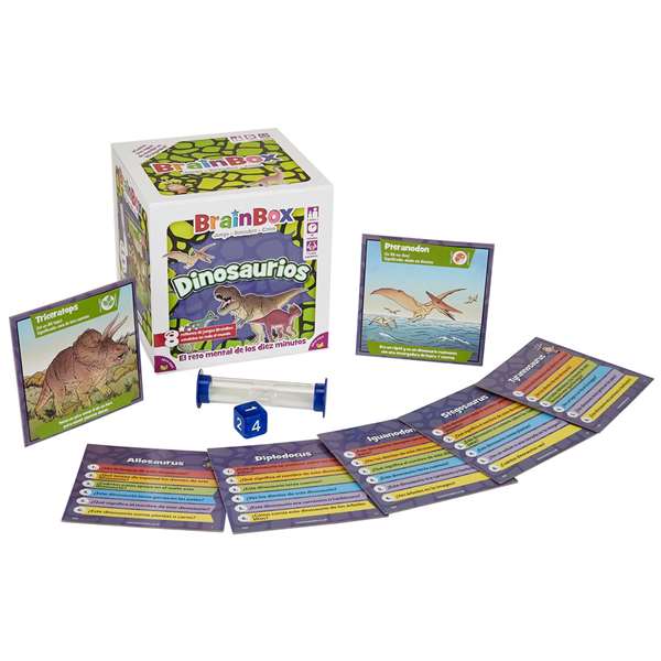 Asmodee Jeu BrainBox Dinosaurios Asmodee Jeu BrainBox Dinosaurios