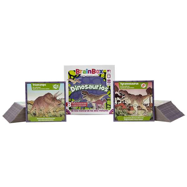 Asmodee Jeu BrainBox Dinosaurios Asmodee Jeu BrainBox Dinosaurios