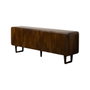 BigBuy Home Buffet Marron Noir en Bois de manguier