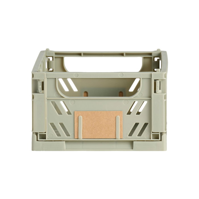 Day Lot de 2 boîtes de rangement pliables vert mousse