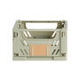 Day Lot de 2 boîtes de rangement pliables vert mousse