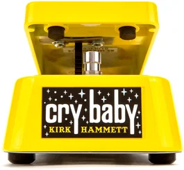 DUNLOP Fx Crybaby Kirk Hammett Signature Wah Yellow Sparkle Edition Pédale Wah-Wah