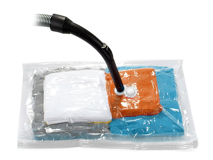 Kipit Lot de sachets sous vide parfumés 40x60 cm plastique transparent rose jasmin océan lavande (Set de 36)