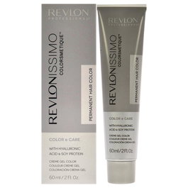 Revlon Revlonissimo Colorsmetique Teinture Permanente pour Cheveux avec Acide Hyaluronique - 8.21 Light Iridescent Ash Blonde - 60 ml