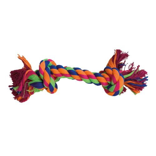 Croci Jouet Corde à 2 Nœuds S - 18 cm Croci Jouet Corde à 2 Nœuds S - 18 cm