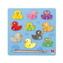 Goula Puzzle Magnétique 59453 Canards, Apprentissage des Chiffres 1 à 10, Jeu Éducatif en Bois pour Enfants Dès 2 Ans