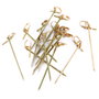 Pick and Drink 48 Pinchos en Bambú de 10 cm, Formes Assorties