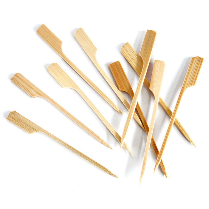 Pick and Drink 48 Pinchos en Bambú de 10 cm, Formes Assorties