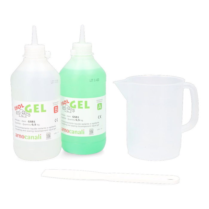 Kit d'isolation et d'étanchéité bicomposant ArnoCanal Isogel 2 x 500 g