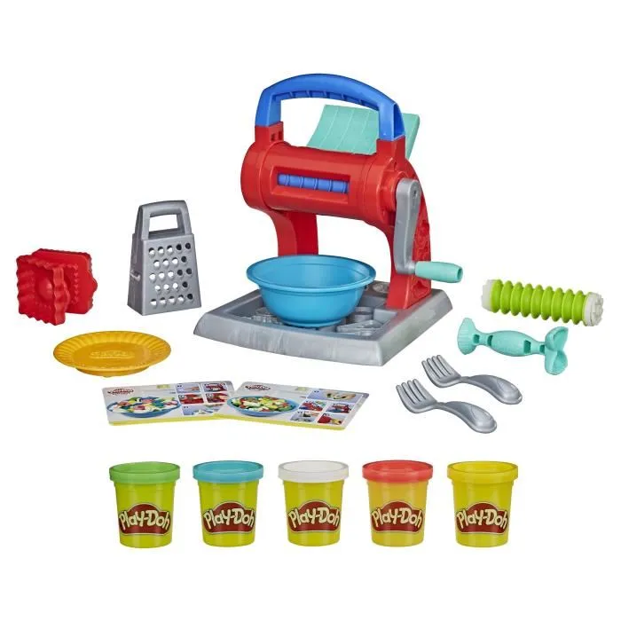 Play-Doh La Fabrique à pâtes Kitchen Creations avec 5 couleurs de pâte Play-Doh La Fabrique à pâtes Kitchen Creations avec 5 couleurs de pâte
