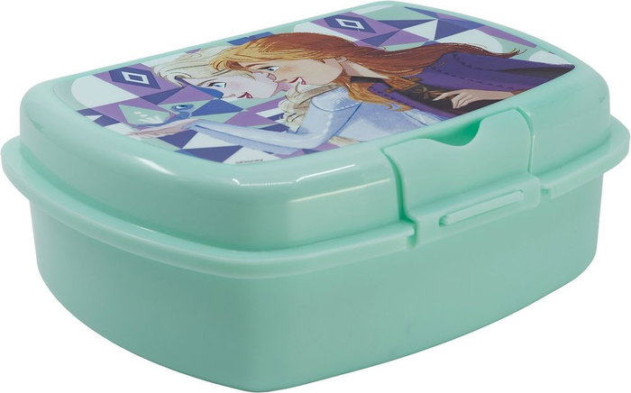 Sandwichera Frozen CZ11369, Plastique alimentaire recyclable, Licence officielle Disney, 4 ans et +