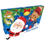 CYP BRANDS Calendrier de l'Avent Real Madrid 45x30 cm avec Stickers, Puzzle, Peintures et Accessoires pour Supporters