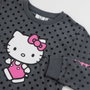 Hello Kitty Sweat-shirt sans capuche Gris foncé 6 ans