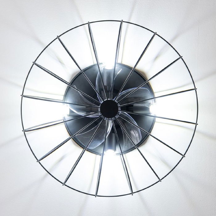 Ventilateur de Plafond avec Lumière Cecotec EnergySilence LampAero 650 Iron Design 20 W 70 W