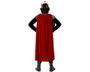 Atosa Déguisement Roi Médiéval Rouge avec Cape pour Homme Adulte