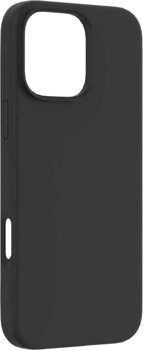 eSTUFF Coque INFINITE RIGA pour iPhone 16 Pro en silicone recyclé (93% de matériaux recyclés) - Noir
