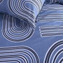 Today Parure de lit Sunshine 15.26 Bleu 220 x 240 cm