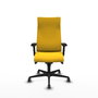 Piqueras Y Crespo Fauteuil Albacete Jaune avec mécanisme synchrone et bras 2D