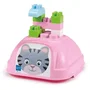 Ecoiffier Baril de 50 briques Abrick avec motif chat - Jeu de construction et imagination pour enfants dès 18 mois - Jouet fabriqué en France