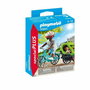 Personnage articulé Playmobil Special Plus Bicyclette Excursion 70601 (14 pcs)