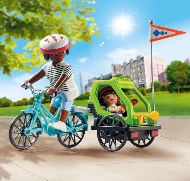 Playmobil Excursión en bicicleta Special Plus - Figurine avec vélo pour enfant dès 4 ans