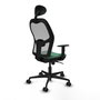 Piqueras y Crespo Chaise de Bureau Jorquera Vert émeraude