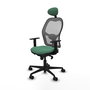 Chaise de Bureau avec Appui-tête Jorquera Piqueras y Crespo 1D036N1 Vert émeraude