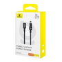 Baseus Câble USB-C vers Lightning P10373001111-01 Noir 2 m